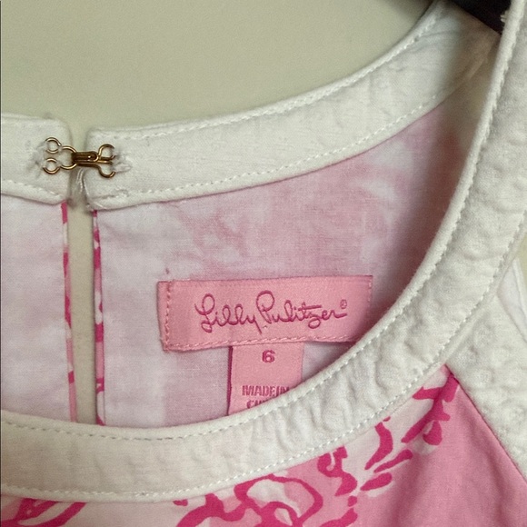 Pink Floral Halter Dress - Picture 3 of 6